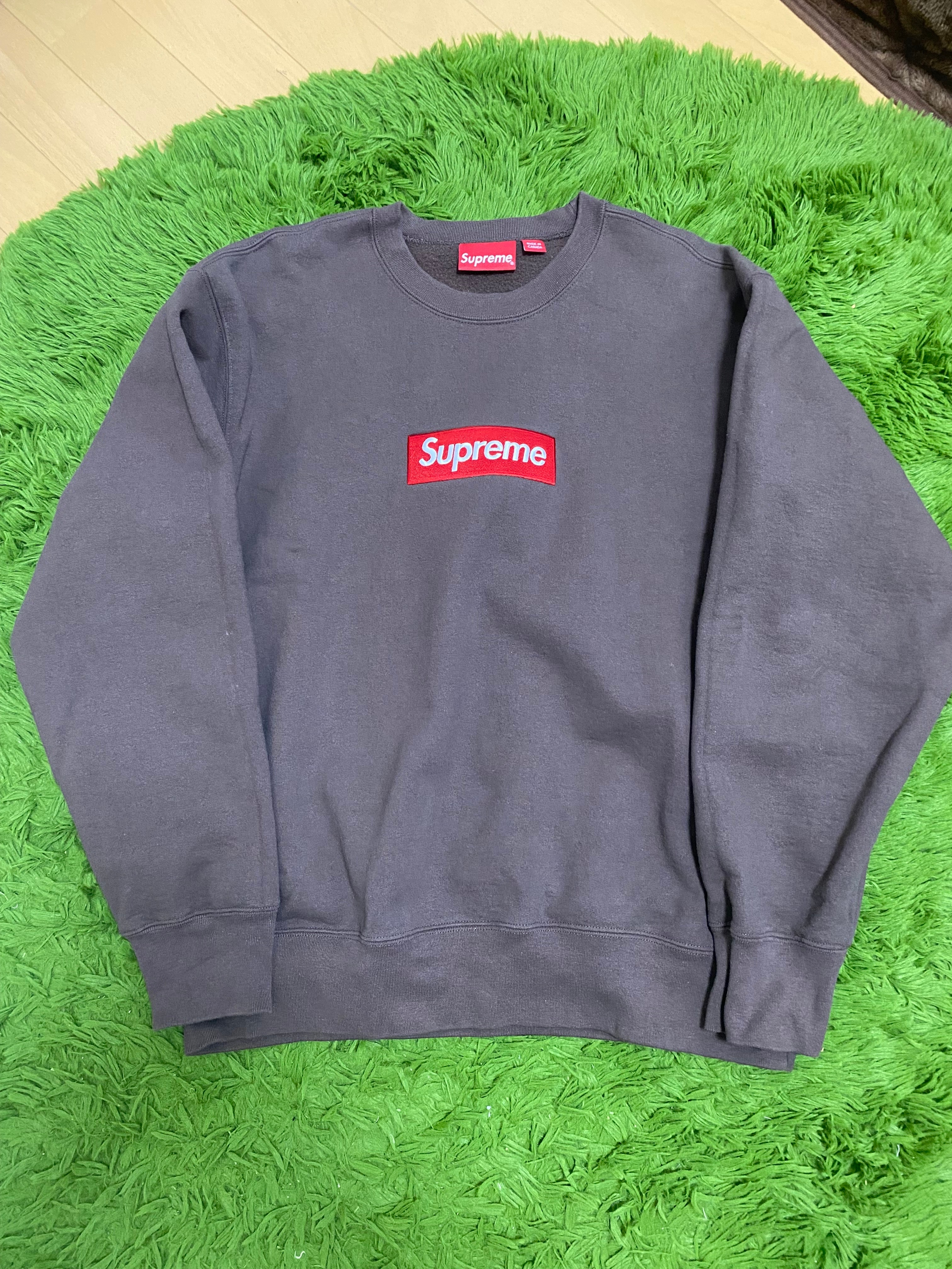 Supreme Box Logo Crewneck "Brown" (22FW)