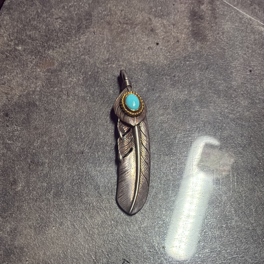 Chrome Hearts Rubber Small CH Cross Silicon Necklace "Clear"