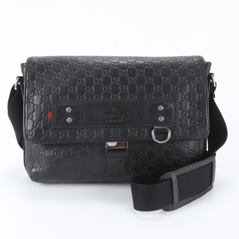 ■極美品 グッチ グッチシマ 246067 ショルダーバッグ レザー