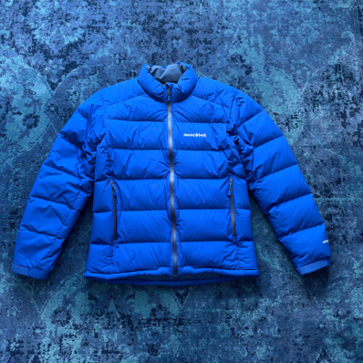 mont-bell GORE-TEX ダウンジャケット ブルー M