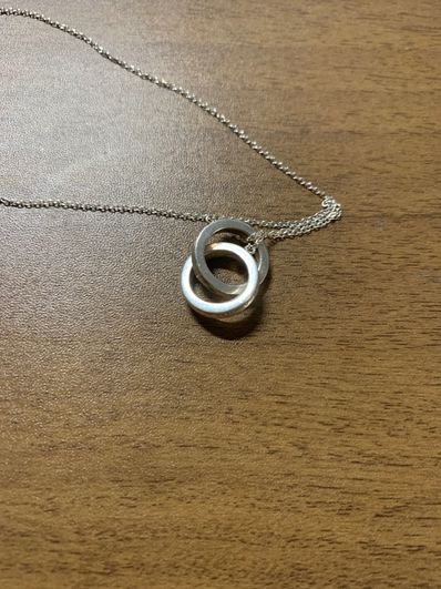 Tiffany & Co Double ring Necklace "Silver"