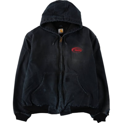 古着 カーハート Carhartt アクティブジャケット ダックフルジップパーカー USA製 メンズXXL相当/eaa636568