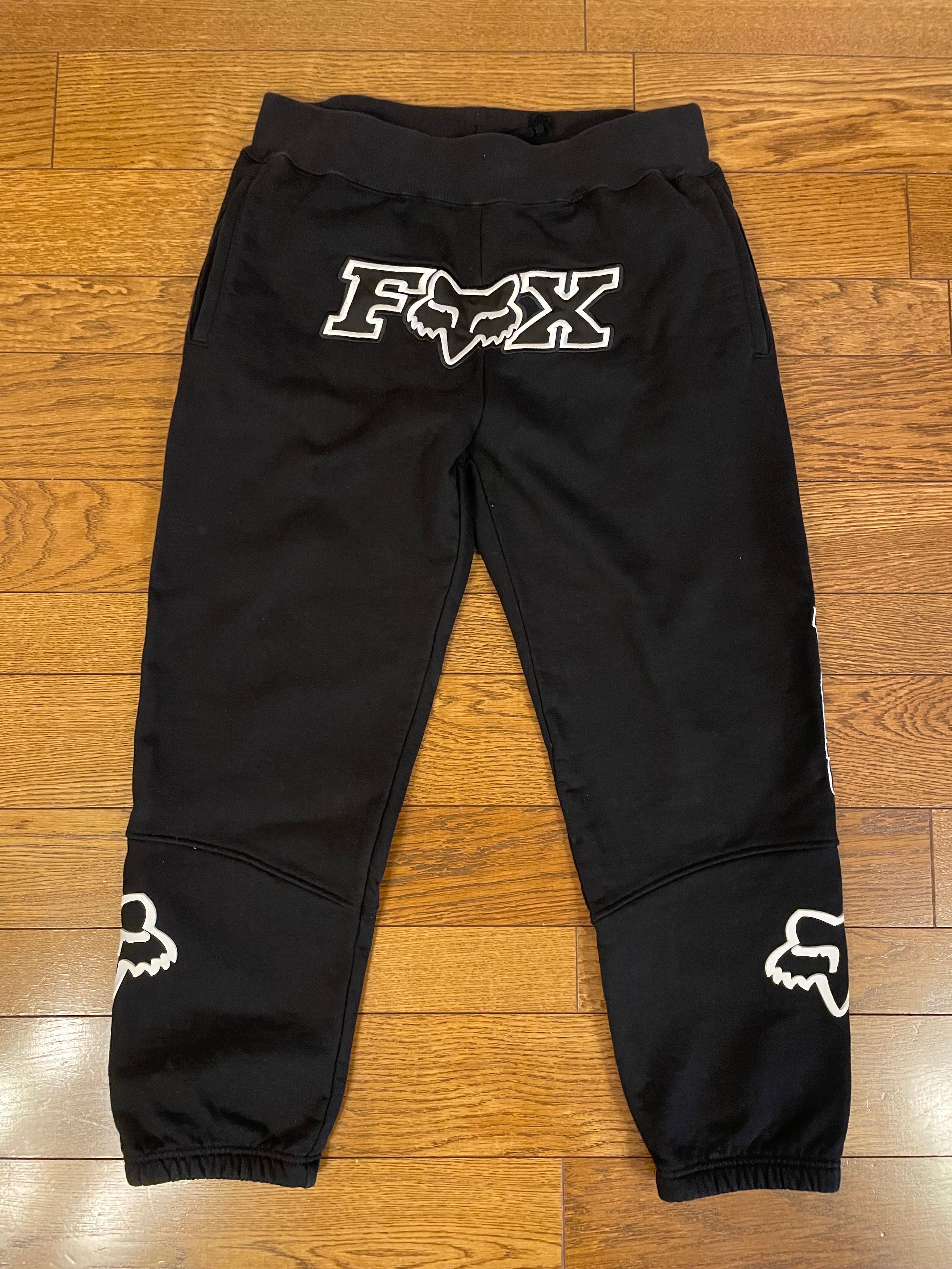 シュプリーム フォックス レーシング スウェットパンツ "ブラック"