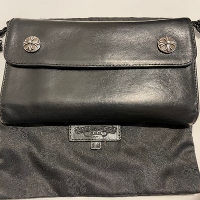 Chrome Hearts Wave Wallet Leather "Black"