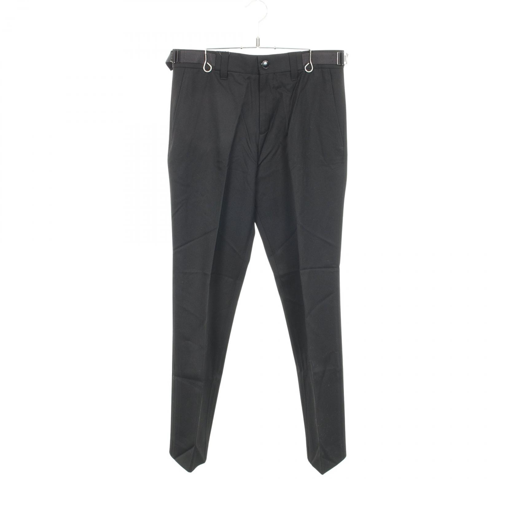 バーバリー BURBERRY パンツ 衣料品 ボトムス ウール ナイロン メンズ ブラック系 【中古】