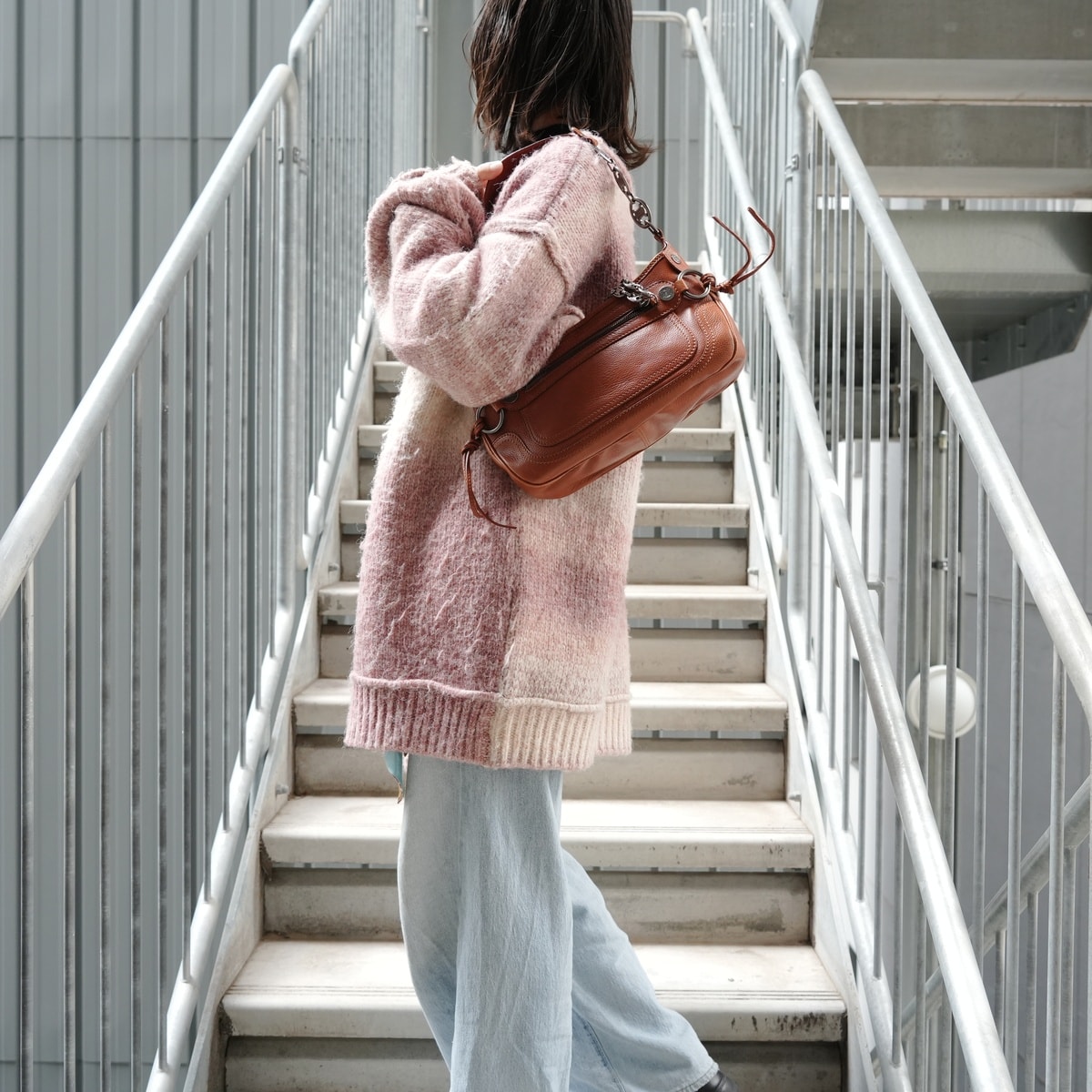 D (傷や汚れあり)】セリーヌ CELINE レザー トリオンフ ブギーバッグ