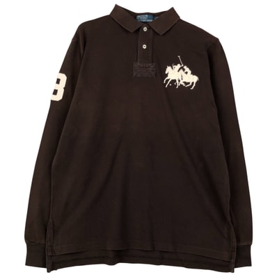 古着 ラルフローレン Ralph Lauren POLO by RALPH LAUREN CUSTOM FIT 長袖 ポロシャツ メンズL相当/eaa607816