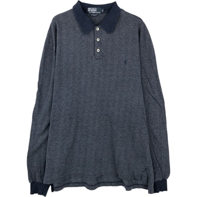 古着 ラルフローレン Ralph Lauren POLO by Ralph Lauren 長袖 チェック ポロシャツ メンズM相当/eaa667176