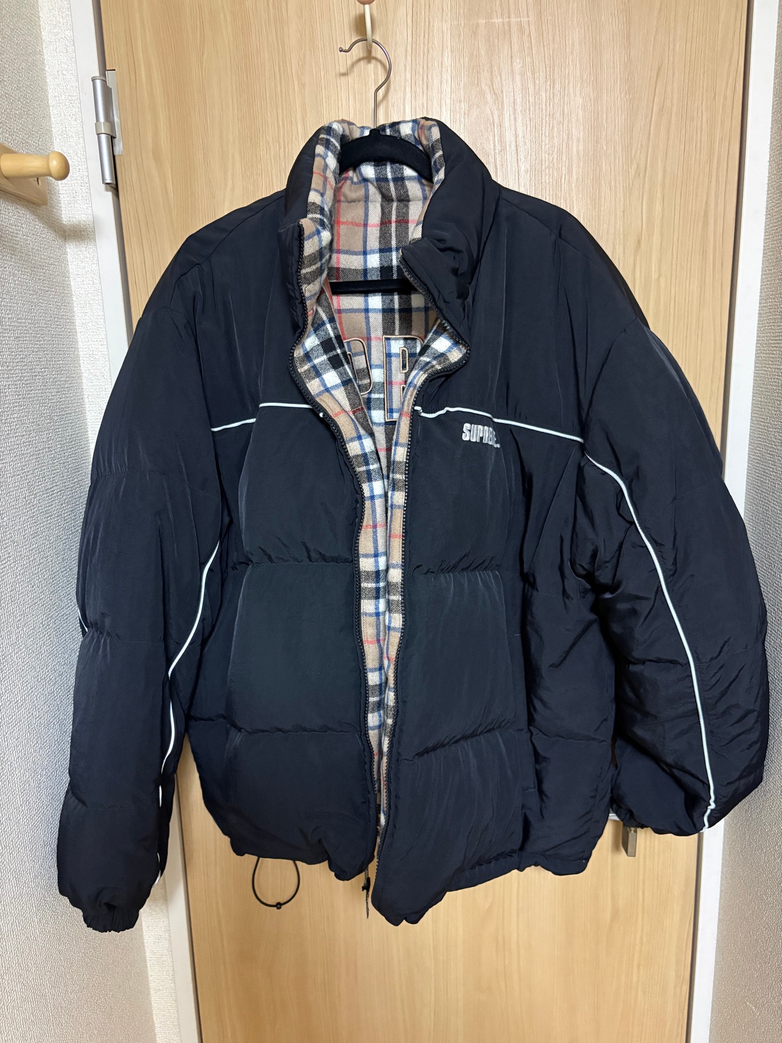 Supreme Reversible Puffer Jacket "Black"