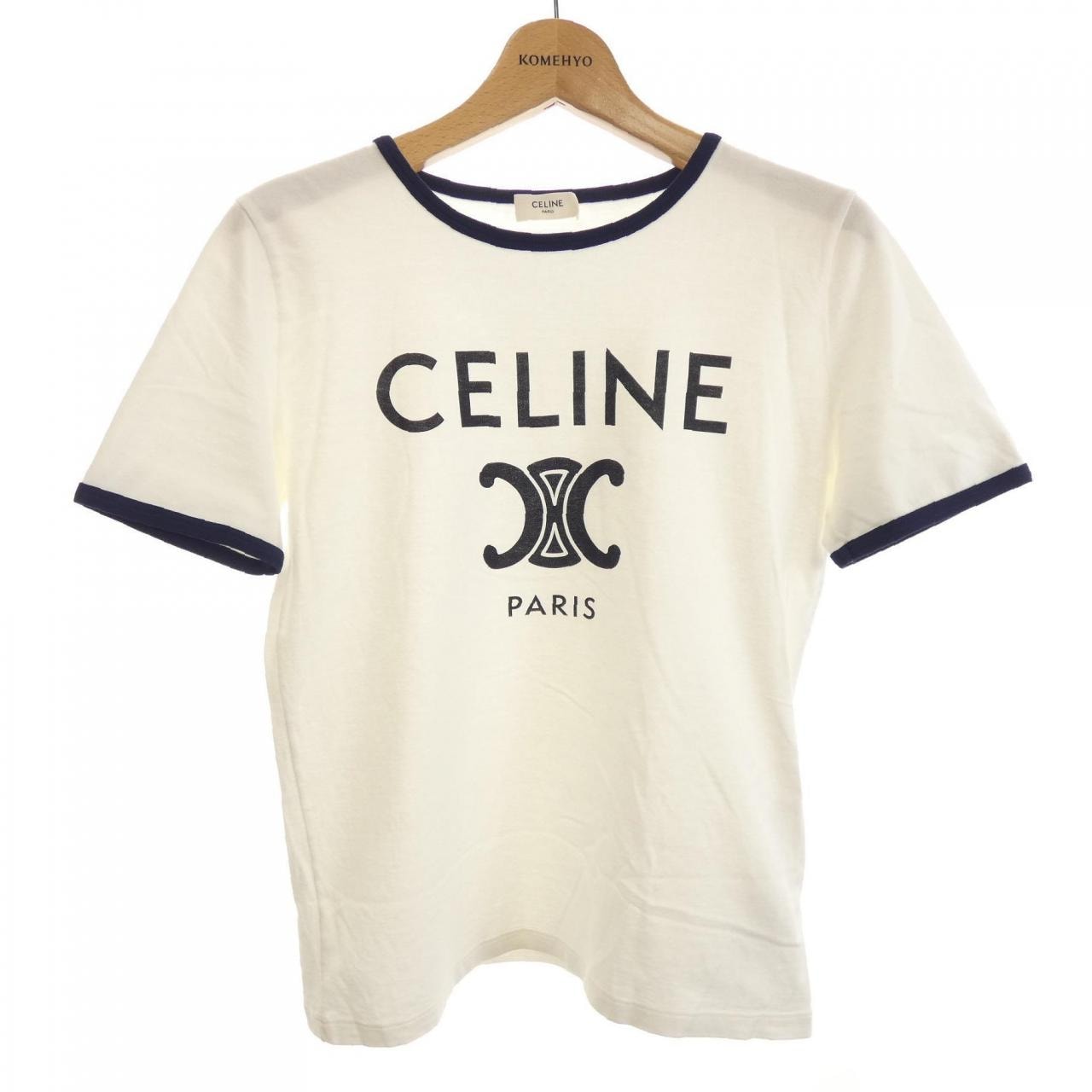 セリーヌ CELINE CELINE PARIS Tシャツ トリオンフ TRIOMPHE 2X872671Q Tシャツ