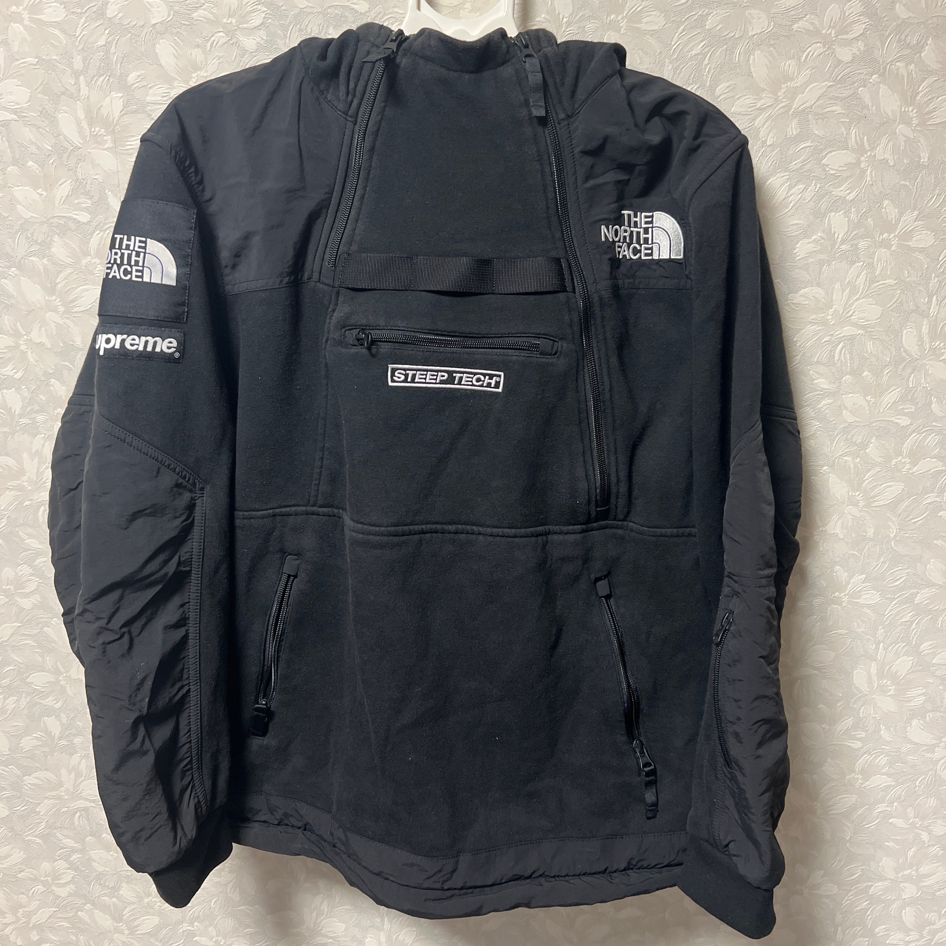 Supreme x The North Face Steep Tech Hooded Sweatshirt "Black"
