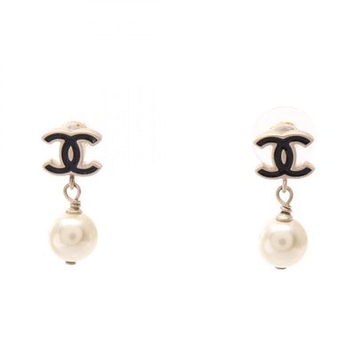 シャネル CHANEL ココマーク ピアス ジュエリー GP(ゴールドメッキ) フェイクパール レディース ゴールド系 【中古】