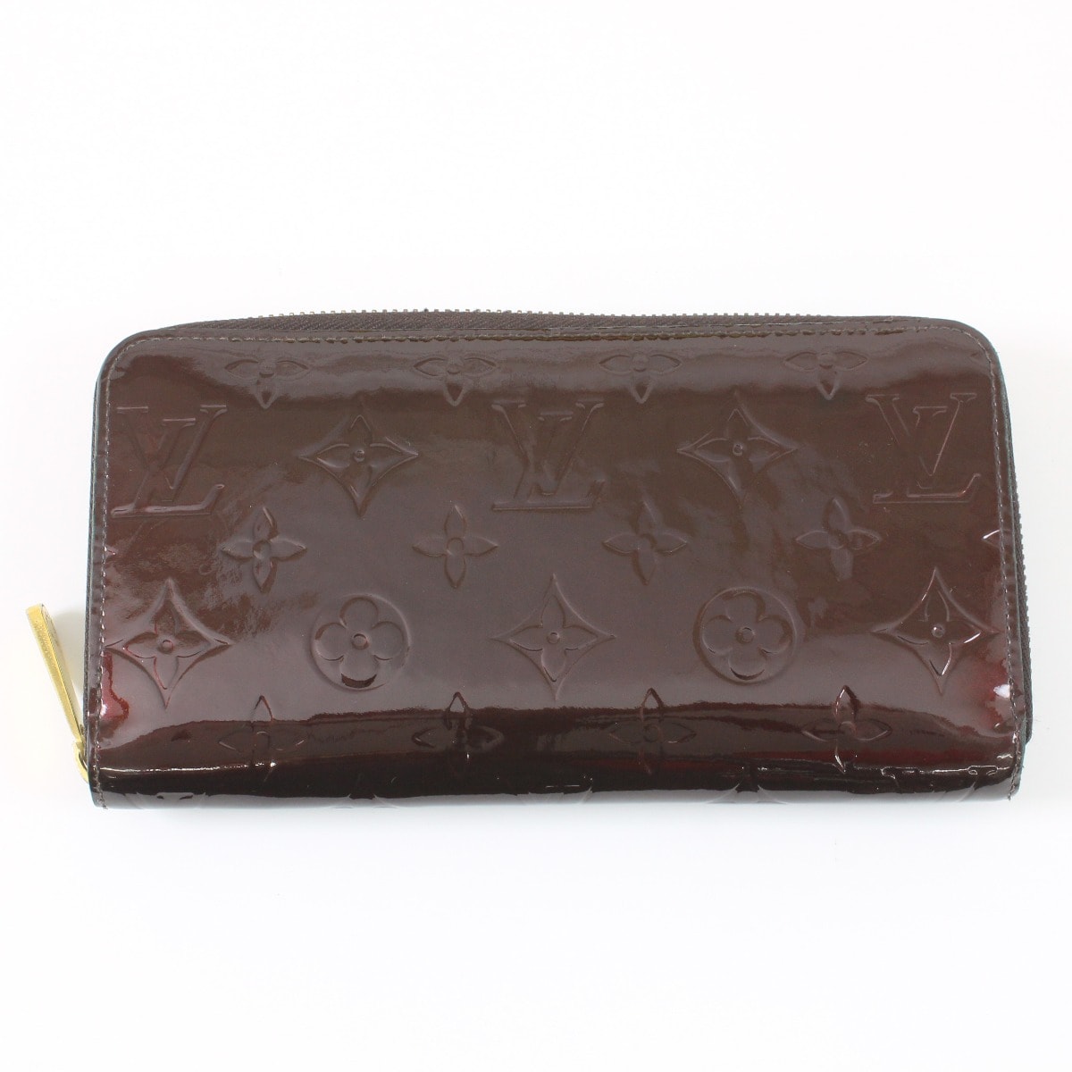 $$ LOUIS VUITTON ルイヴィトン ヴェルニ ジッピーウォレット エナメル長財布 M91536