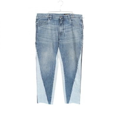 ドルチェアンドガッバーナ DOLCE & GABBANA カットオフ デニムパンツ 衣料品 ボトムス コットン メンズ ネイビー系 / ブルー系 GY5LAD 【中古】