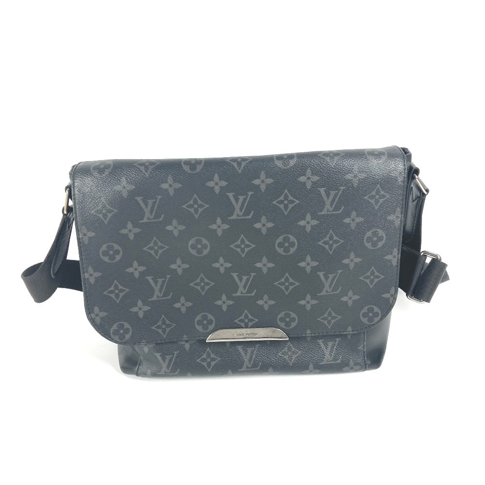 ルイヴィトン LOUIS VUITTON メッセンジャー エクスプローラーMM M40539 モノグラムエクリプス カバン フラップ 斜め掛け ショルダーバッグ モノグラムエクリプスキャンバス ブラック