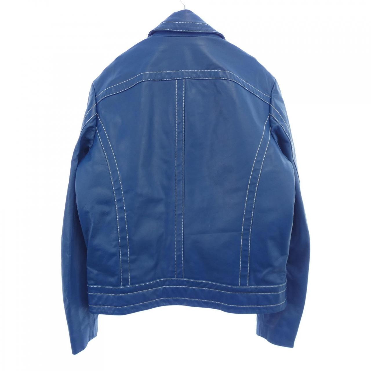 C (やや傷や汚れあり)】ディーゼル DIESEL レザージャケット Mの