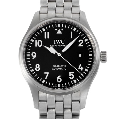 IWC パイロットウォッチ マーク18 IW327015 ステンレススチール【中古】