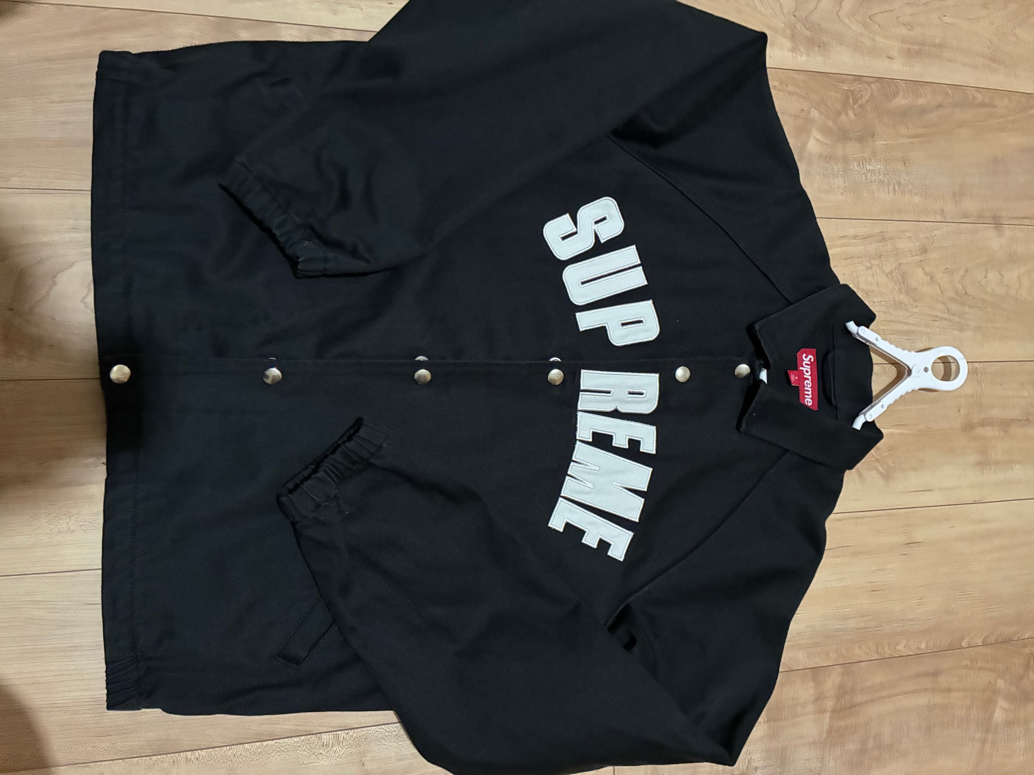 Supreme Arc Denim Coaches Jacket "Black"