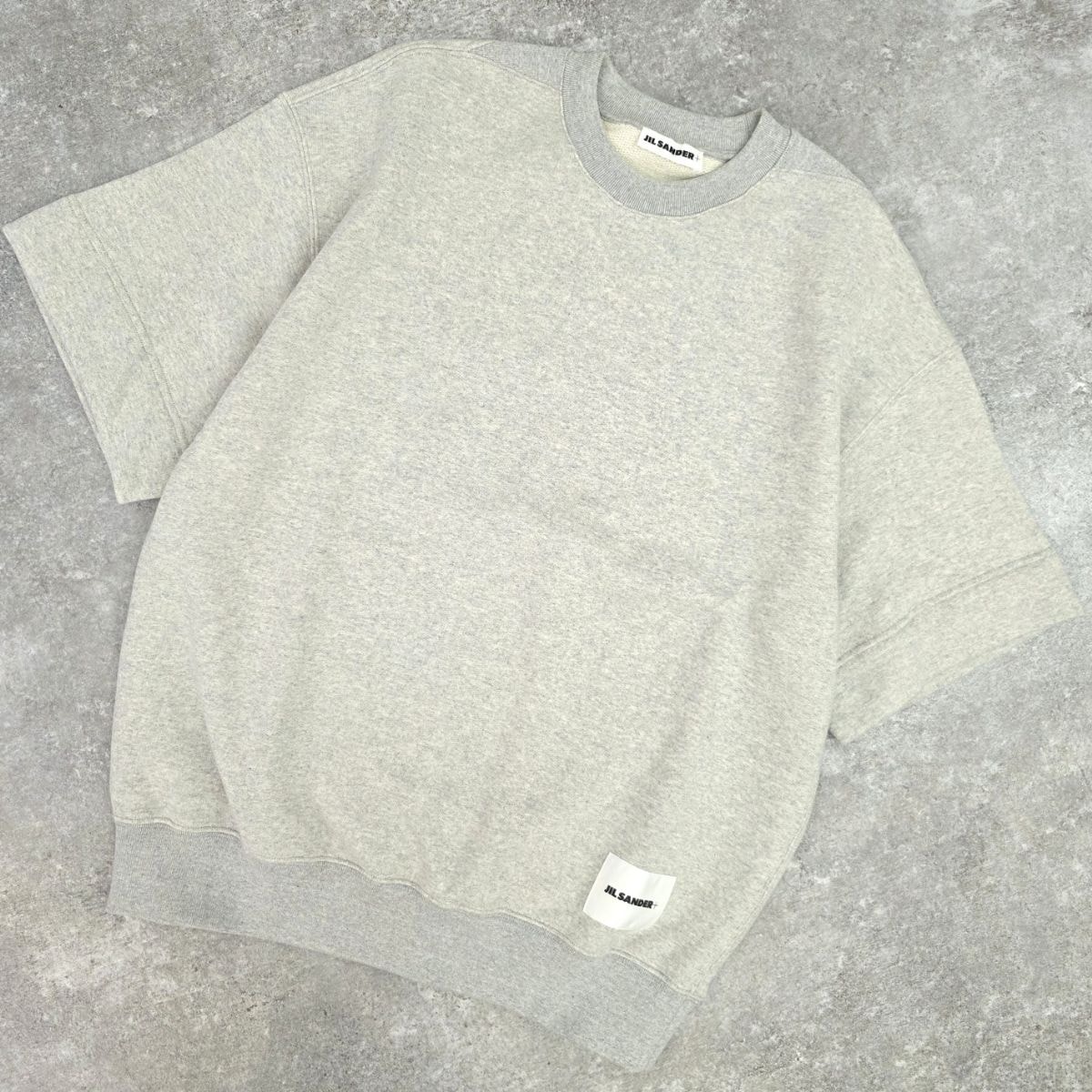 JIL SANDER ジルサンダー 半袖 トレーナー オーバーサイズ スウェット J47GC0110 J20010 コットン  メンズ【中古】