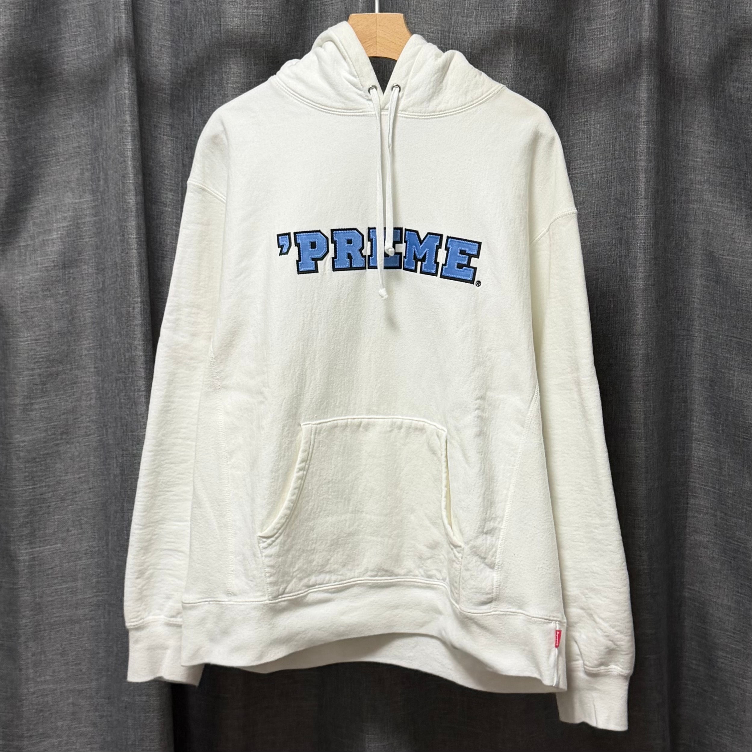Supreme Preme Hooded Sweatshirt "White"