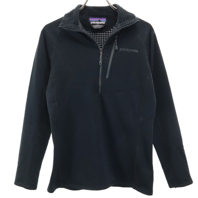 patagonia パタゴニア R1 P/O ハーフジップ ジャケット XS ブラック 40118FA15 アウトドア