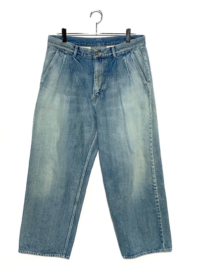 Graphpaper Selvage Denim Two Tuck Pants Indigo