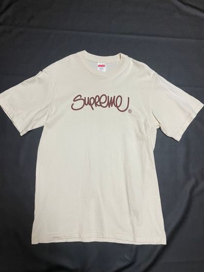 Supreme Handstyle Tee "Natural"