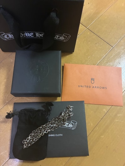 Chrome Hearts Paper Chain Necklace "Silver"