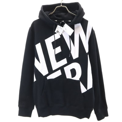 未使用 NEW ERA ニューエラ 長袖 スウェットパーカー S ブラック系