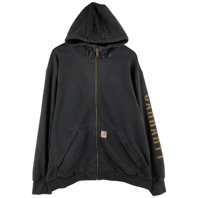 古着 カーハート Carhartt Loose Fit スウェットフルジップパーカー メンズXL相当/eaa458028