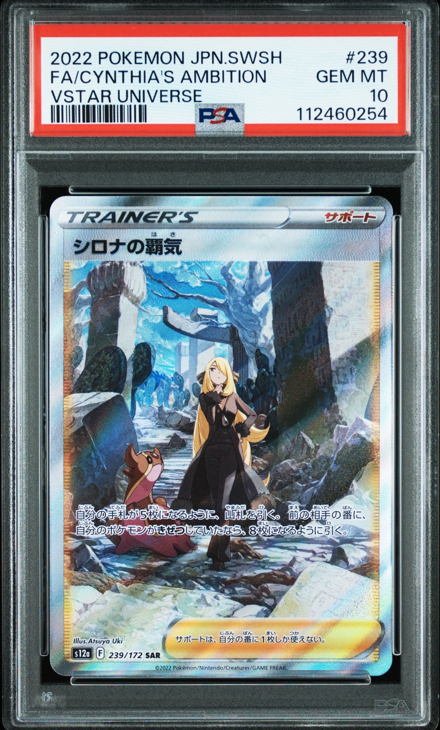 シロナの覇気 SAR[s12a 239/172](ハイクラスパック「VSTARユニバース」)
