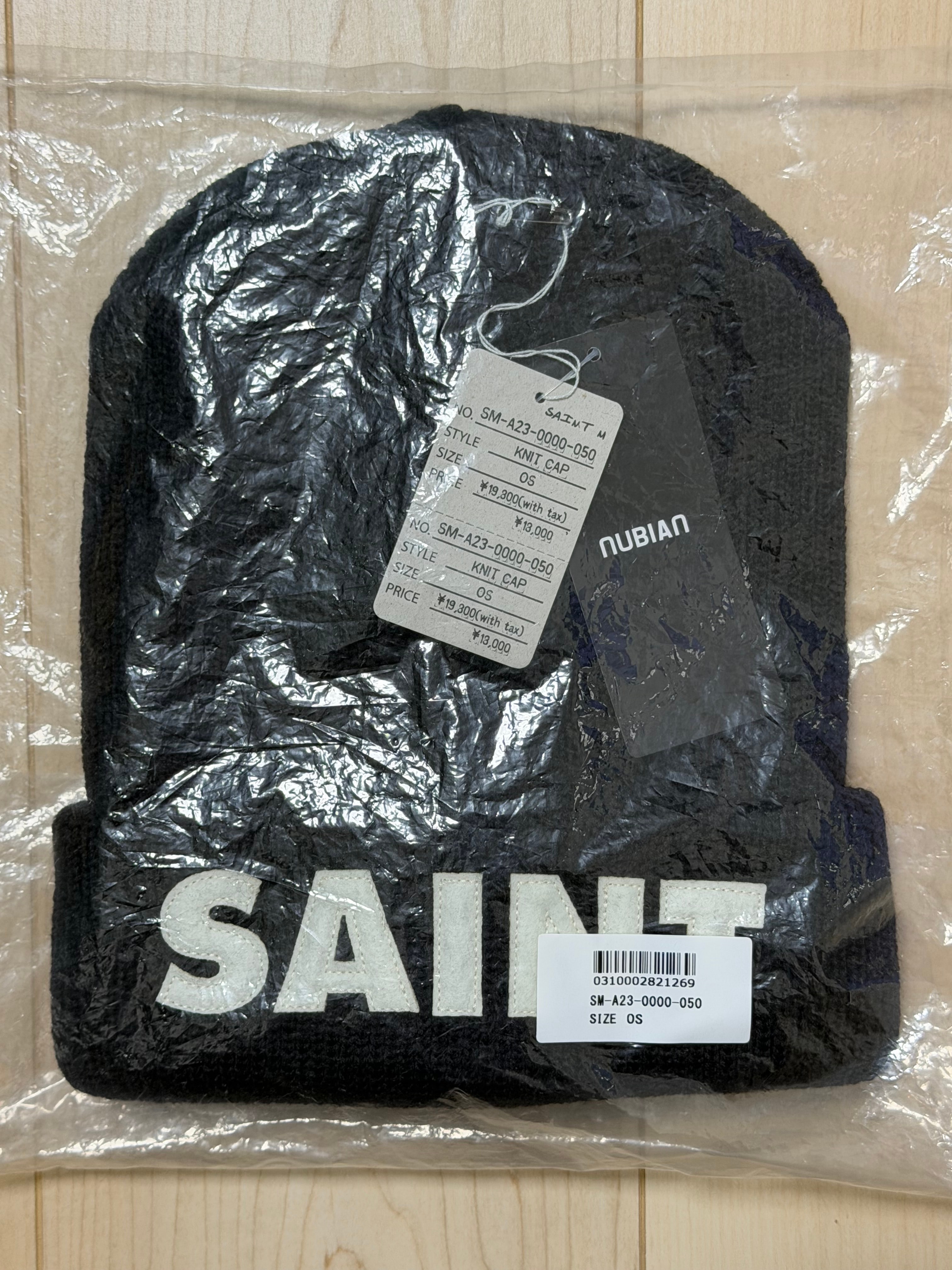 SAINT Mxxxxxx Knit Cap "Black"