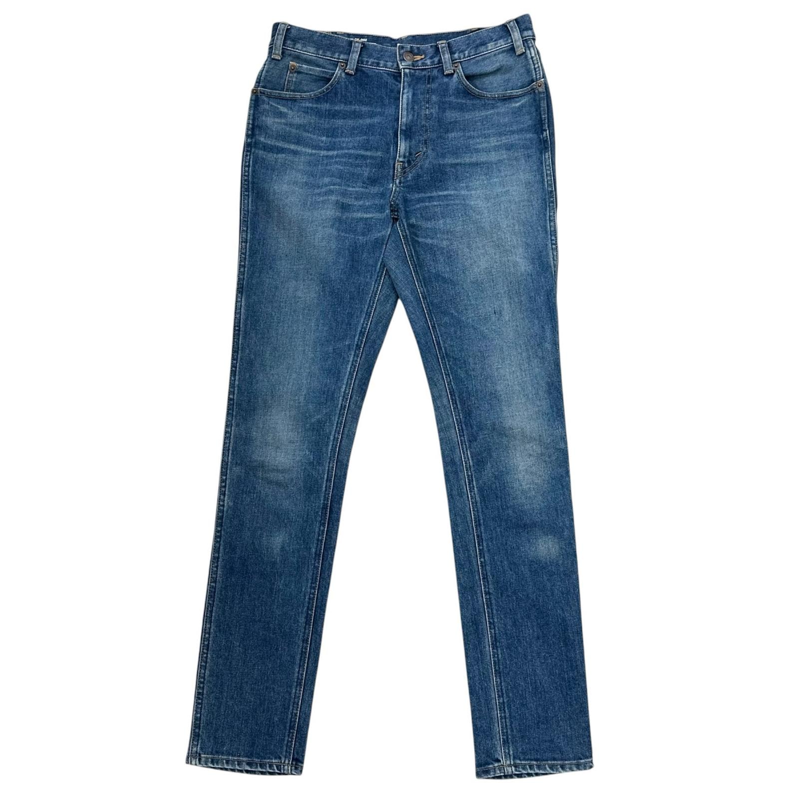 極美品 セリーヌ デニムパンツ インディゴ レディース 28 N112 640E 07WS