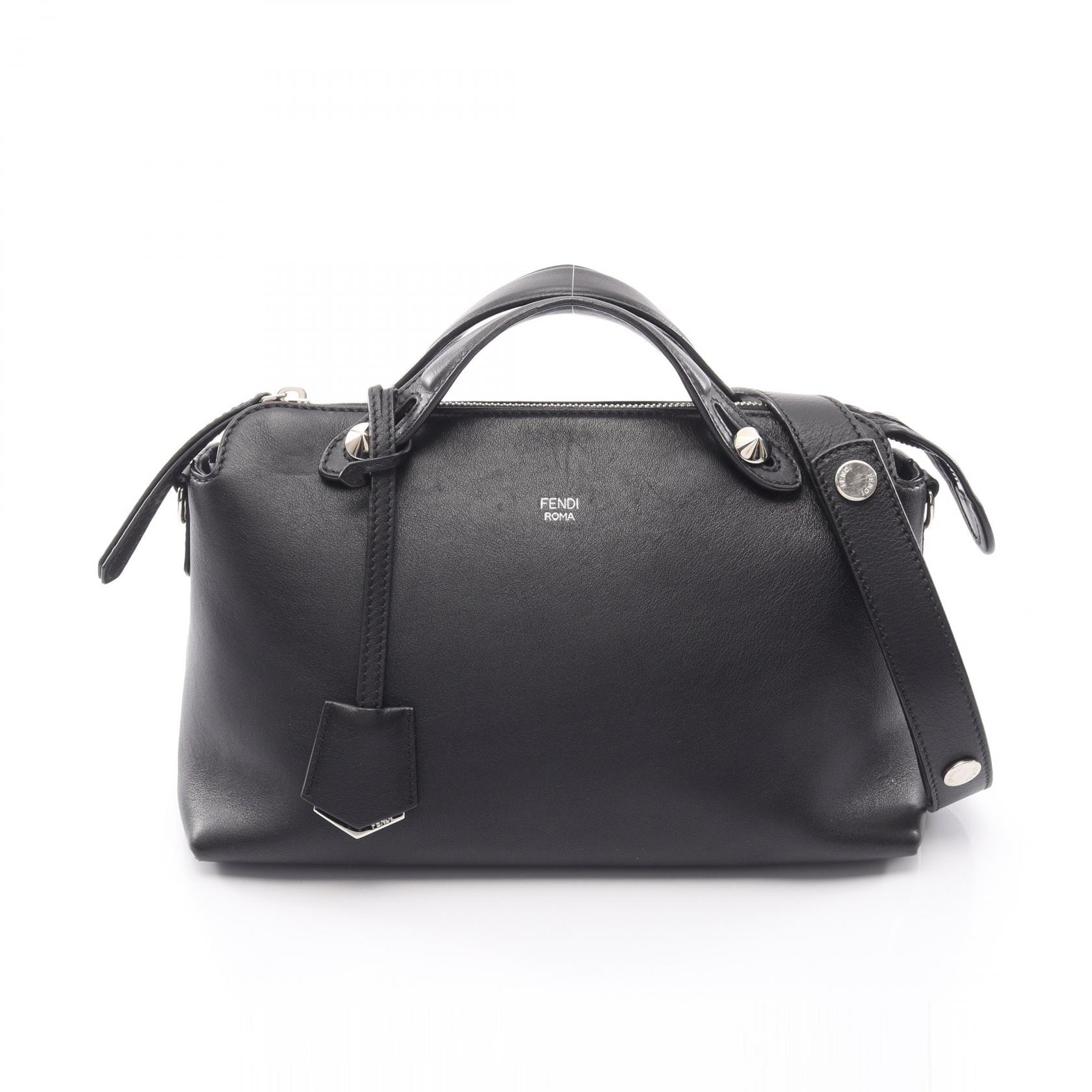フェンディ FENDI BY THE WAY MEDIUM バイザウェイ ミディアム 2WAY ハンドバッグ バッグ レザー レディース ブラック系 8BL124 【中古】