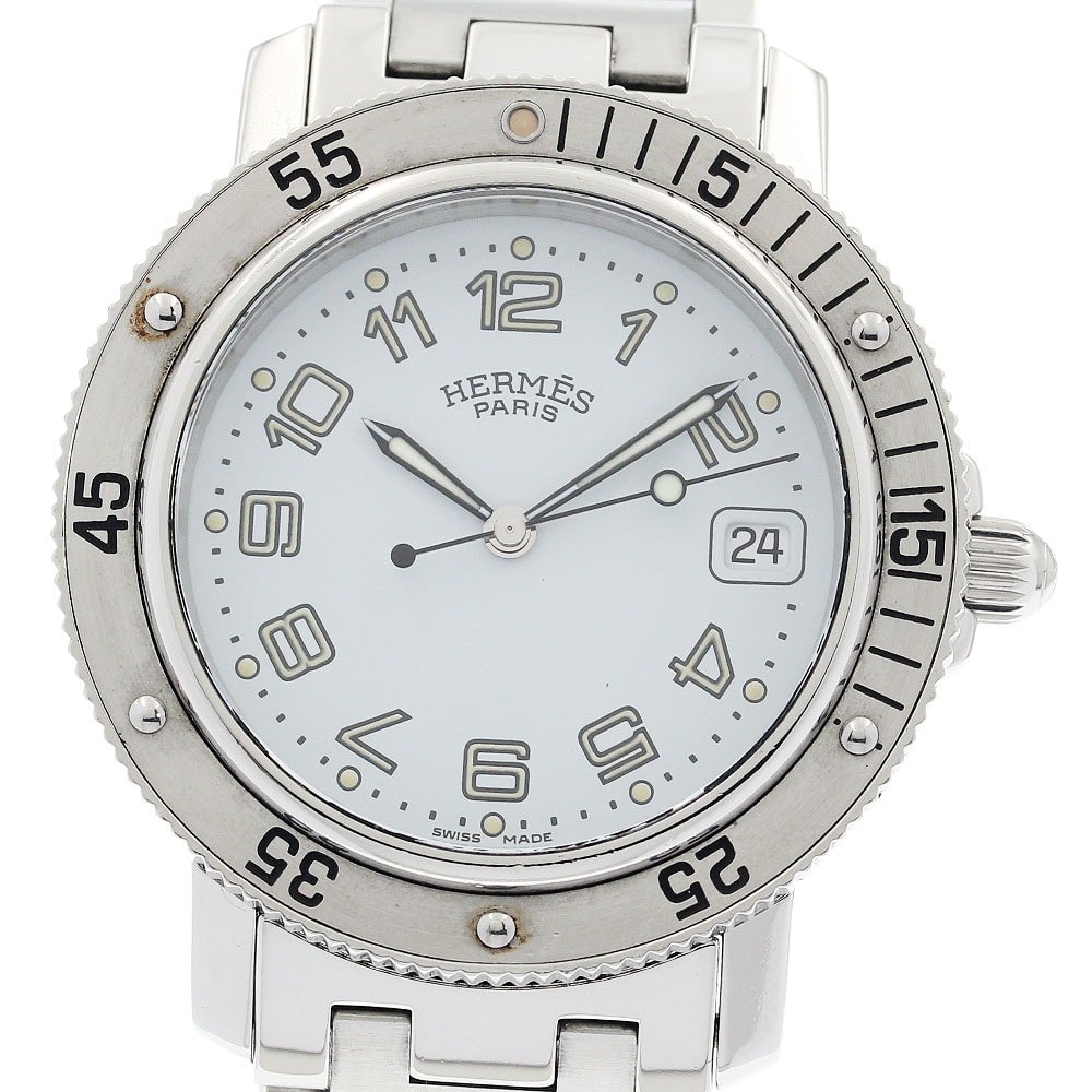 エルメス クリッパー ダイバー デイト CL7.710 メンズ 【中古】