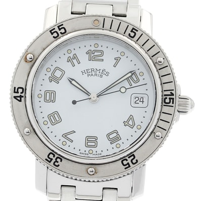 エルメス クリッパー ダイバー デイト CL7.710 メンズ 【中古】