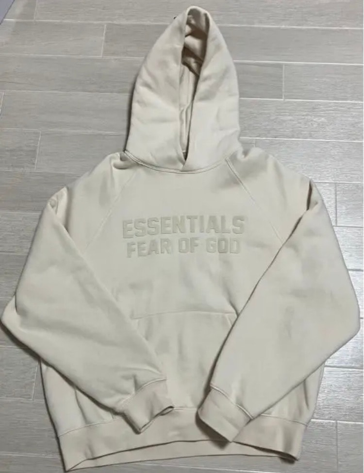 FEAR OF GOD ESSENTIALS Hoodie "Egg Shell"