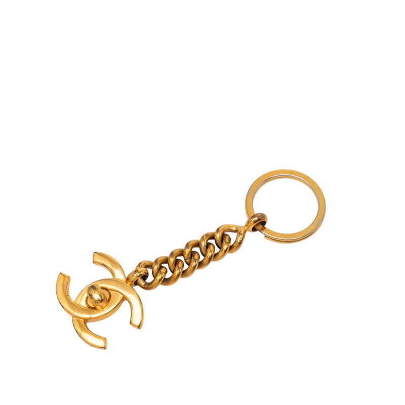 シャネル ココマーク ヴィンテージ キーホルダー チャーム 96A刻印 ゴールド メッキ レディース CHANEL 【中古】