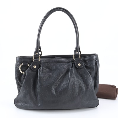 ■美品 グッチ グッチシマスーキー 296835 トート バッグ レザー