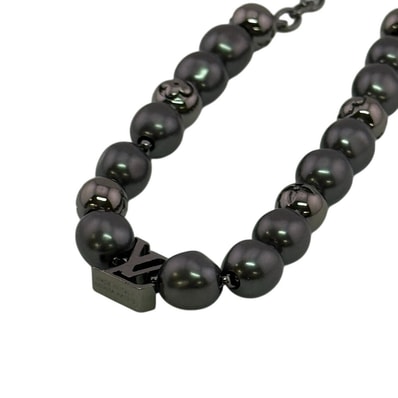 ルイヴィトン LOUIS VUITTON ブレスレット モノグラム モノグラム パール バングル アクセサリー M0995A シルバー