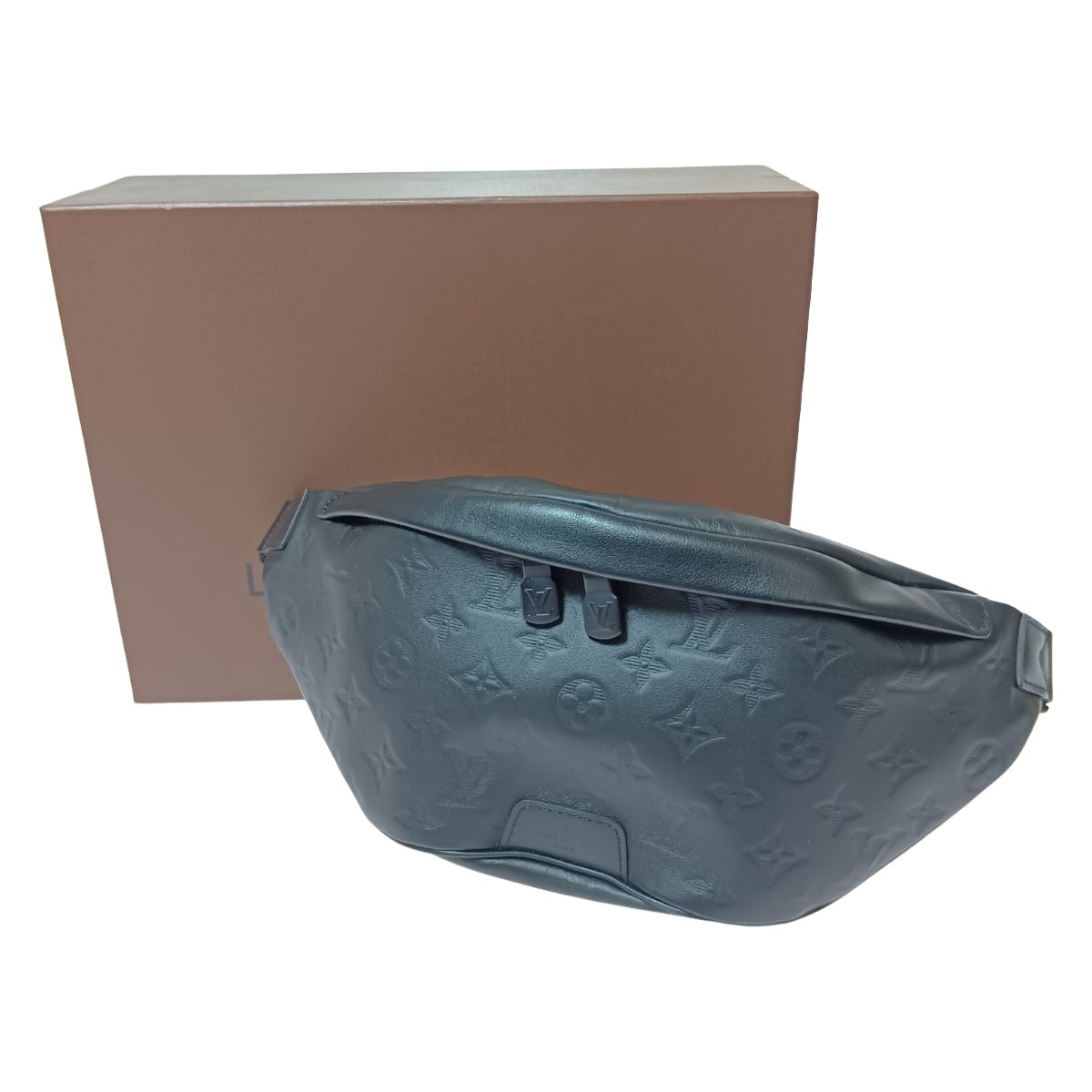 ◎◎LOUIS VUITTON ルイヴィトン モノグラム シャドウ ディスカバリー バムバッグPM ボディーバッグ M46036 ブラック NFCタグ