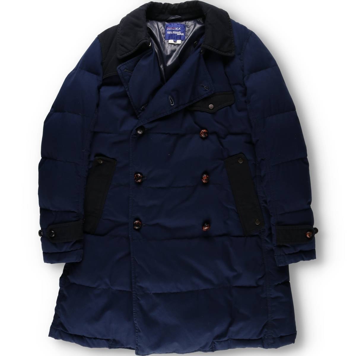 古着 コムデギャルソン COMME des GARCONS JUNYA WATANABE MAN DUVETICA ダブルブレスト ダウンコート メンズL相当/daa000306
