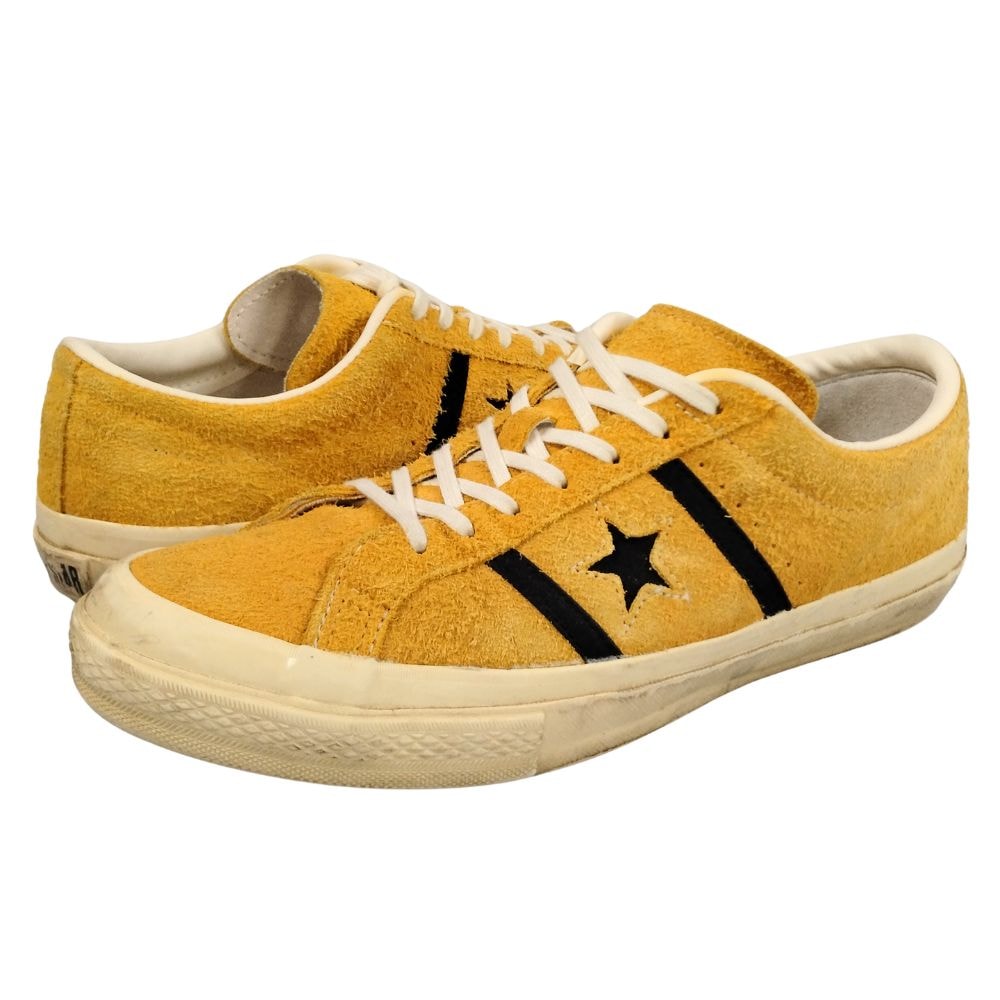 CONVERSE コンバース STAR＆BARS US SUEDE JACK STAR スウェード ジャックスター シューズ スニーカー イエロー US9=27.5cm 正規品 / 52775