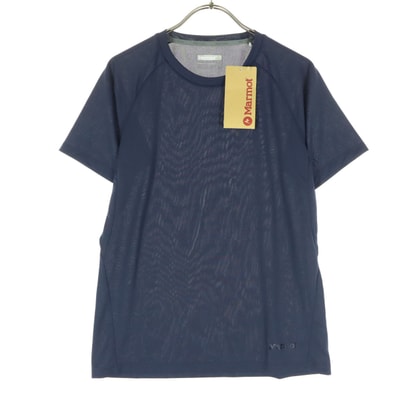 未使用 MARMOT マーモット 半袖 Tシャツ L ネイビー