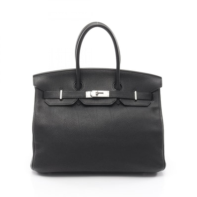 エルメス HERMES バーキン35 ハンドバッグ バッグ レザー トゴ □L刻印(2008年製造) レディース ブラック系 【中古】