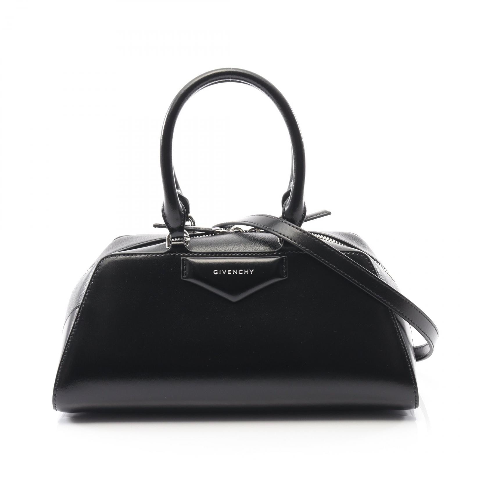 ジバンシィ GIVENCHY アンティゴナ イーストウエスト スモール ハンドバッグ バッグ レザー レディース ブラック系 BB5130B2B2001 【新品】