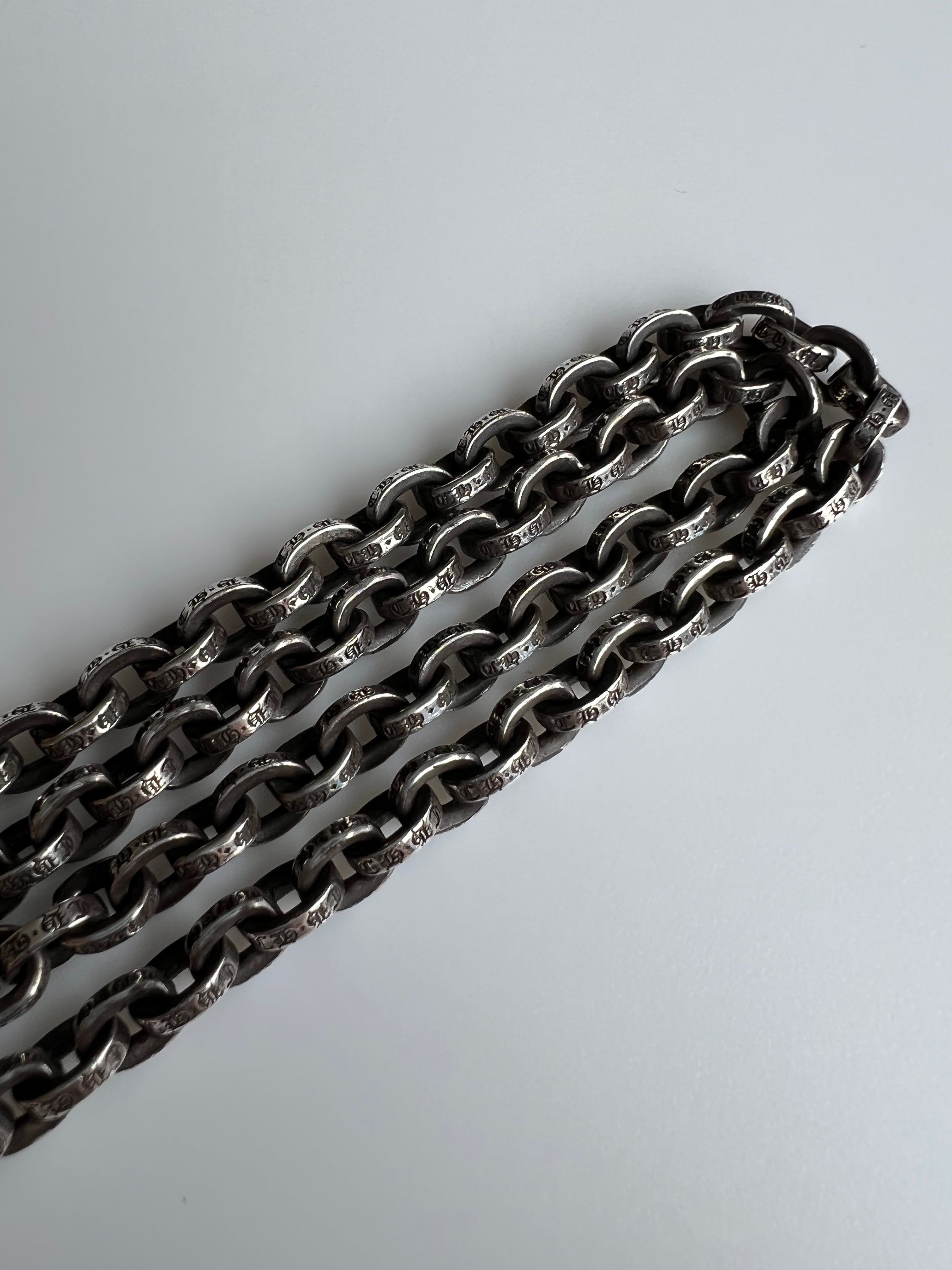 Chrome Hearts Paper Chain Necklace 45cm (18inch) "Silver"