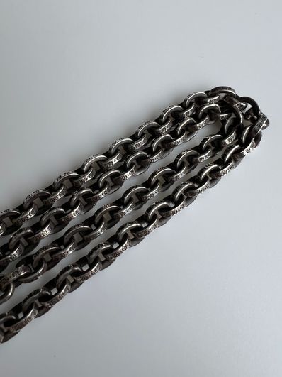 Chrome Hearts Paper Chain Necklace 45cm (18inch) "Silver"
