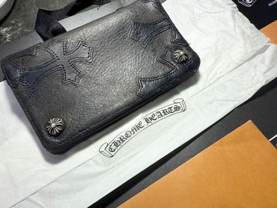 激レア!クロスパッチ付き!クロムハーツ ワンジップウォレット 財布