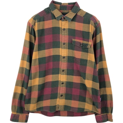 古着 パタゴニア Patagonia ORGANIC COTTON オーガニックコットン ライトウェイト フィヨルド フランネル シャツ 54020FA17 長袖 ライトネルチェックシャツ メンズS相当/eaa647212
